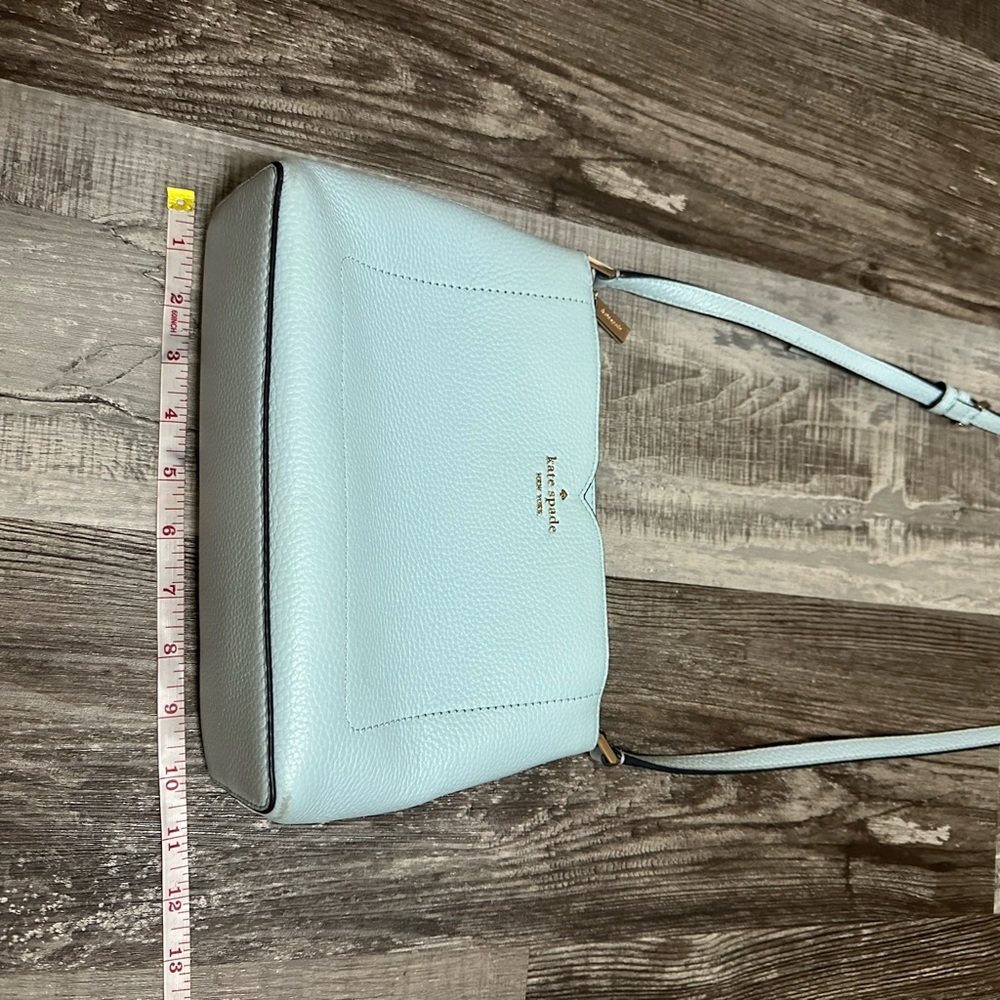 Kate spade light baby blue crossbody bag purse - Picture 12 of 14